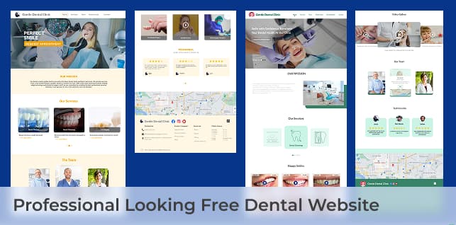 Free Dental Website Templates by First Stop Dental