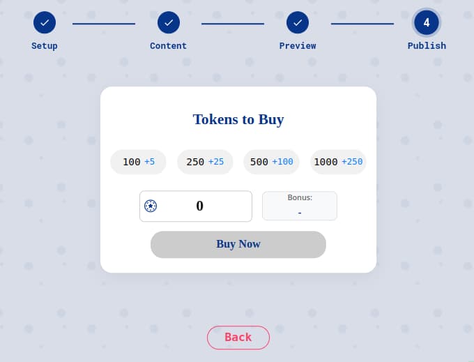 Buy Tokens