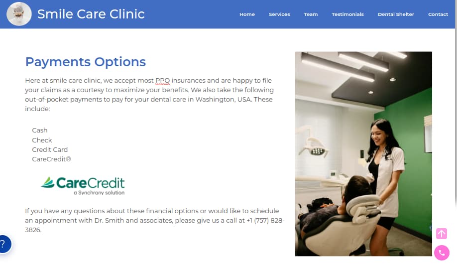 Show Payment Options