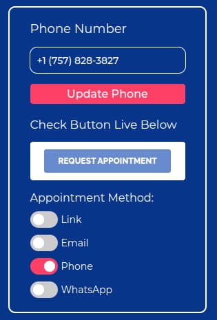 Choose any Appointment Method