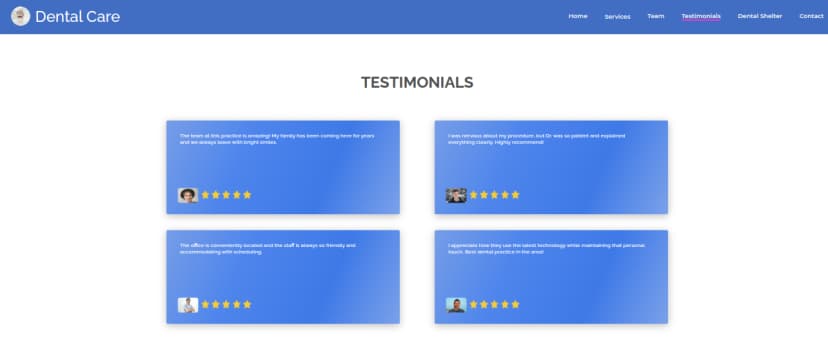 On-site Testimonial
